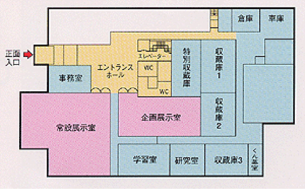 郷土資料館　平面図